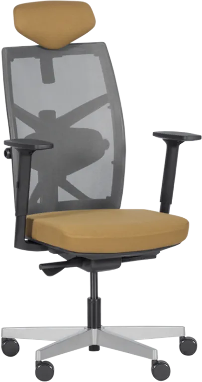 Modern chair on wheels